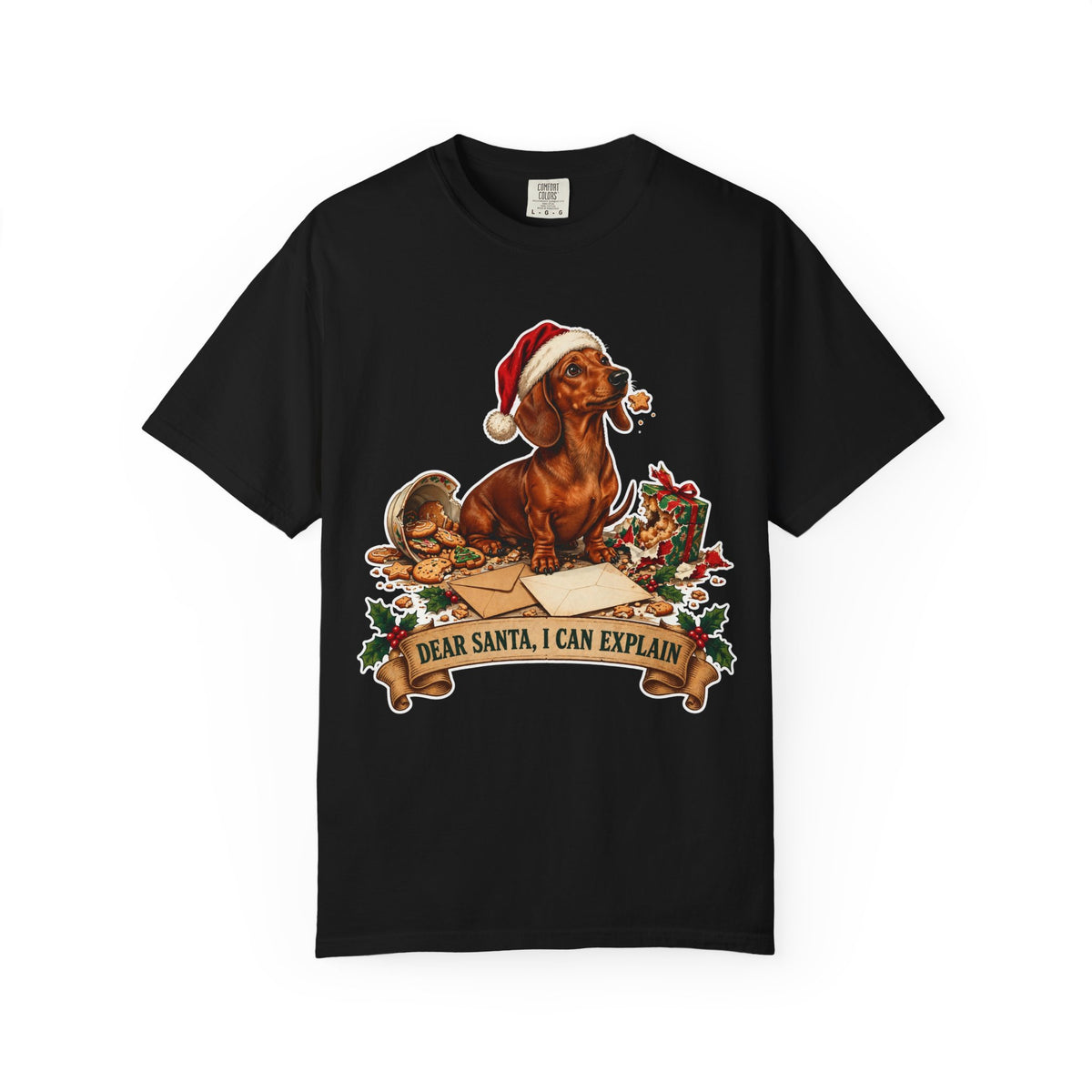 Dear Santa, I Can Explain Dachshund Christmas Tee