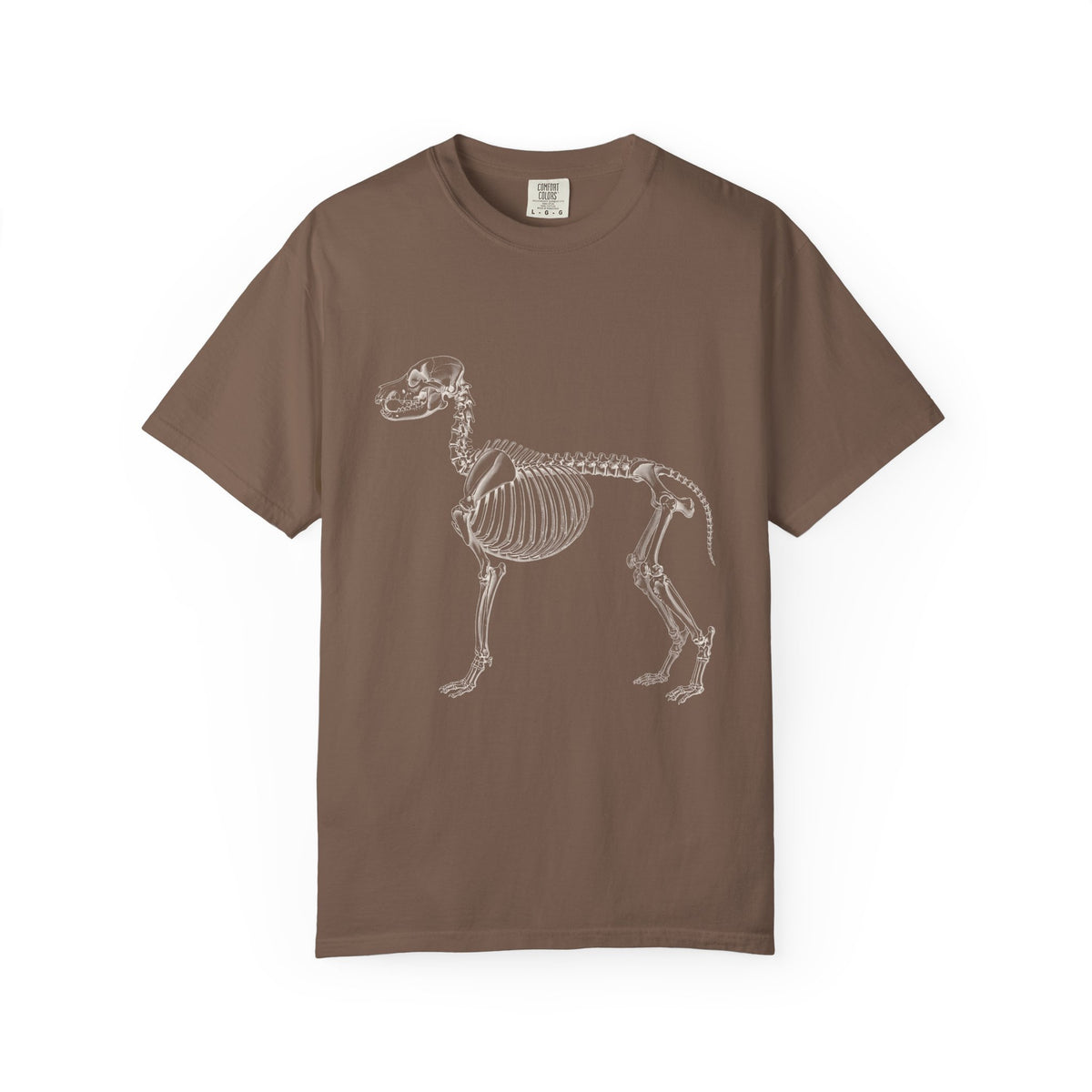 Golden Retriever Skeleton Halloween Tee | Funny Anatomical Dog Shirt