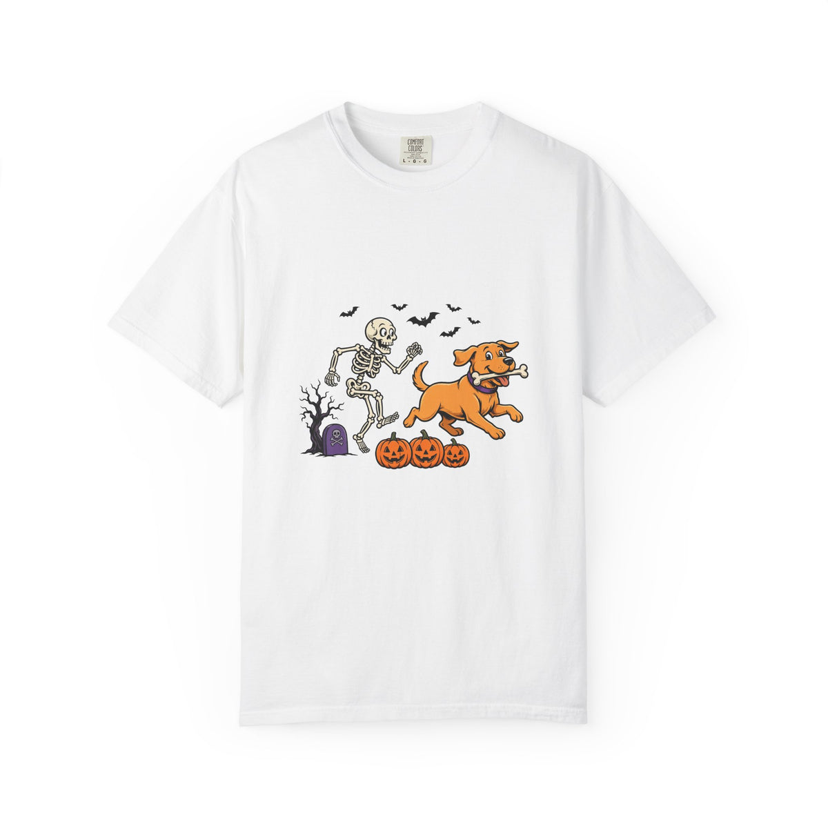 Labrador Retriever Skeleton Halloween Tee | Funny Spooky Dog Shirt