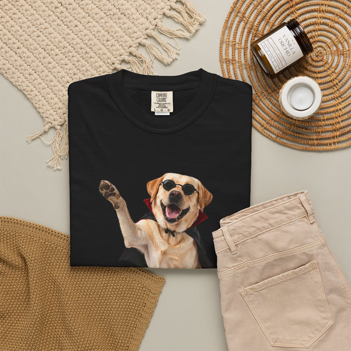 Labrador Retriever Here For The Boos Tee | Funny Halloween Dog Shirt
