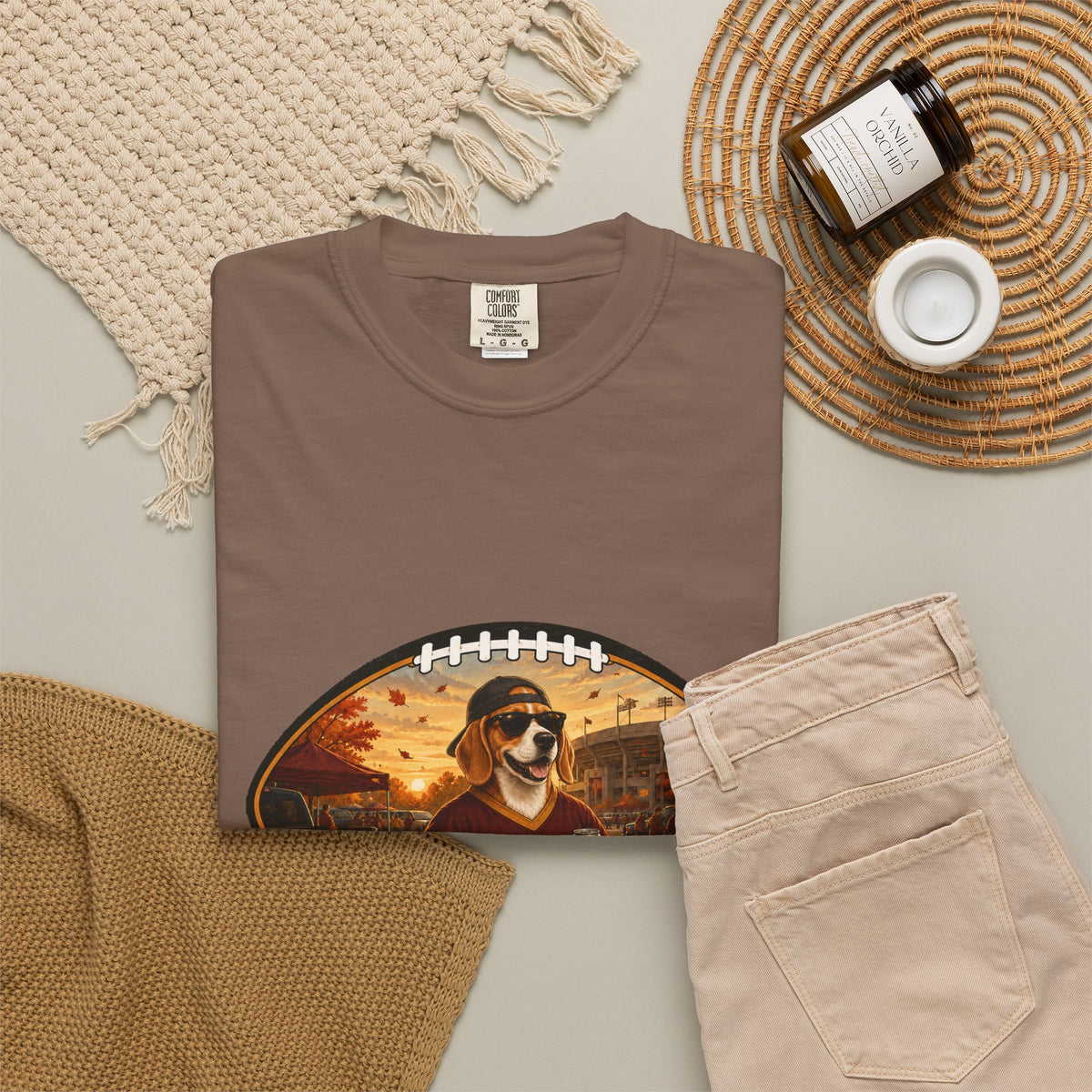 Beagle Tailgate Tee | Funny Fall Football Dog Shirt