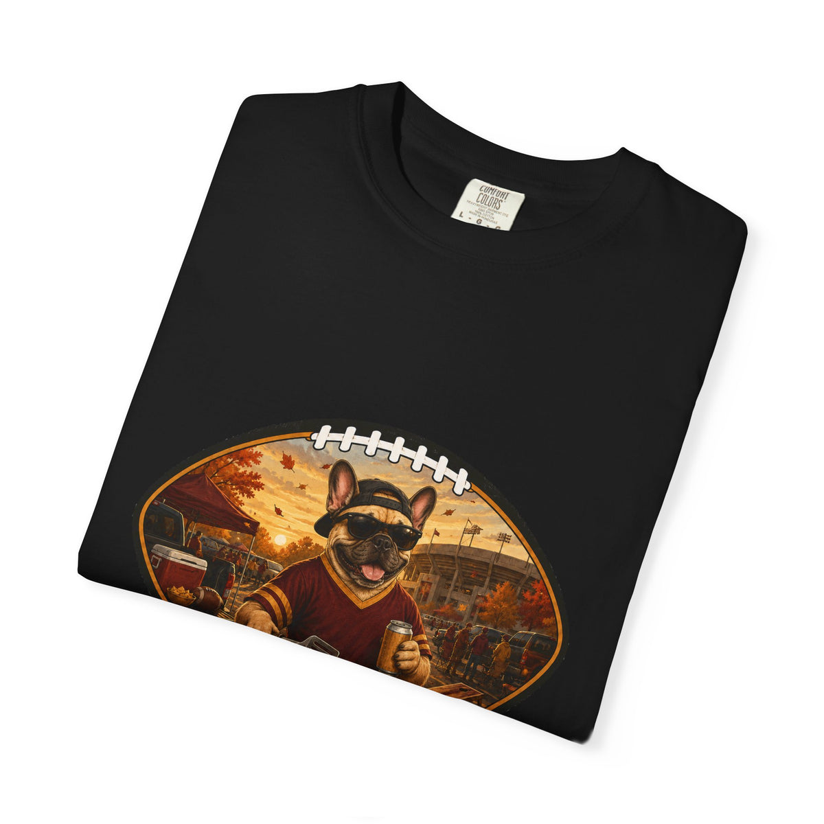 French Bulldog Tailgate Tee | Funny Fall Football Dog Shirt