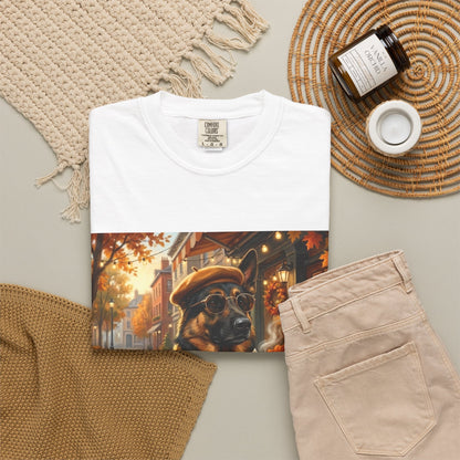 German Shepherd Pumpkin Spice Tee | Funny Fall Dog Graphic Shirt