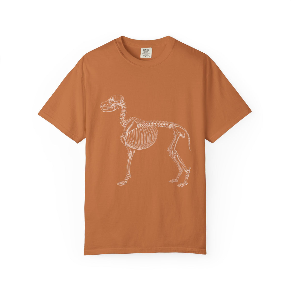 Golden Retriever Skeleton Halloween Tee | Funny Anatomical Dog Shirt