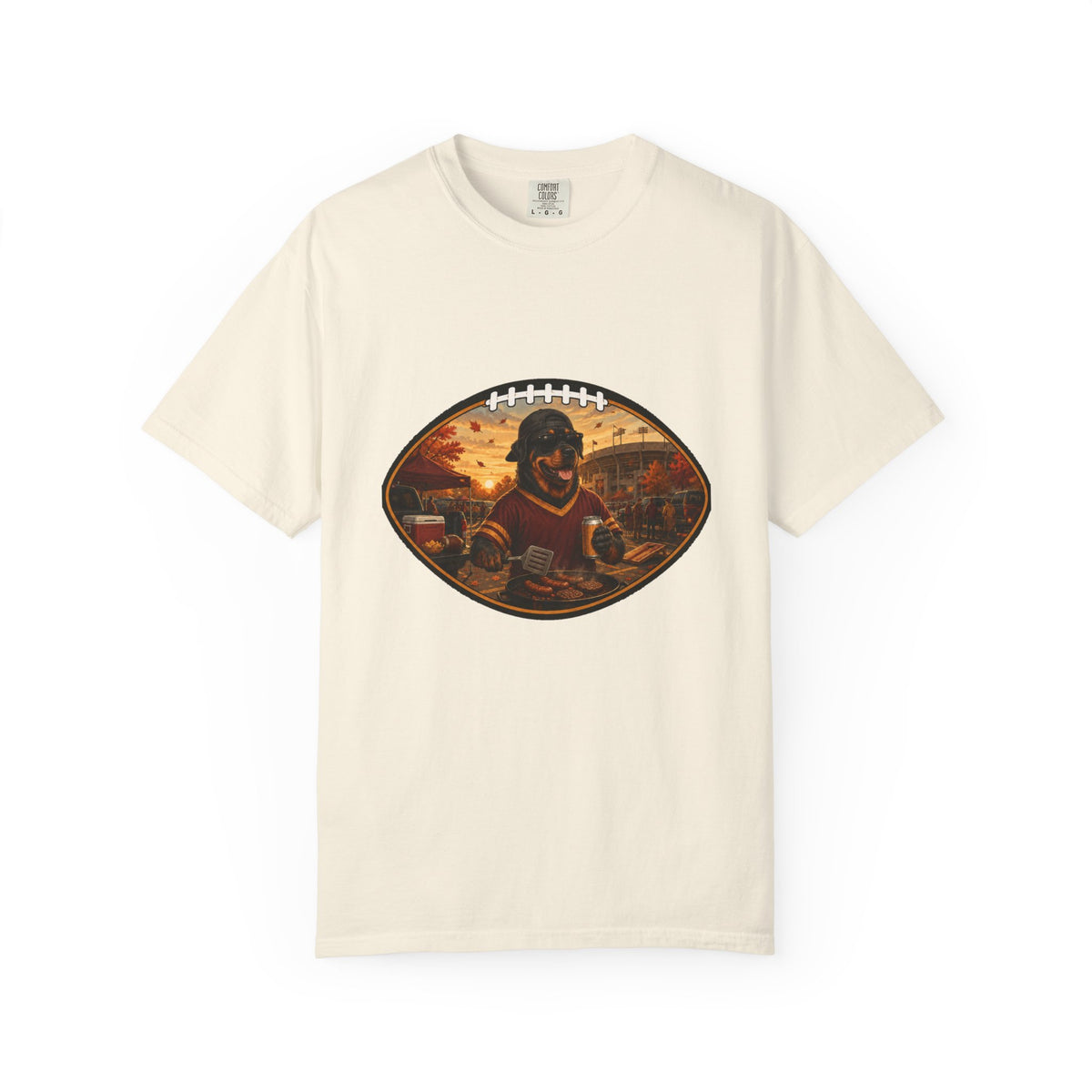 Rottweiler Tailgate Tee | Funny Fall Football Dog Shirt