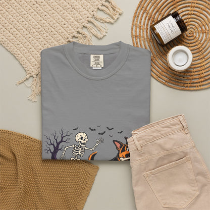 German Shepherd Skeleton Halloween Tee | Funny Spooky Dog Shirt