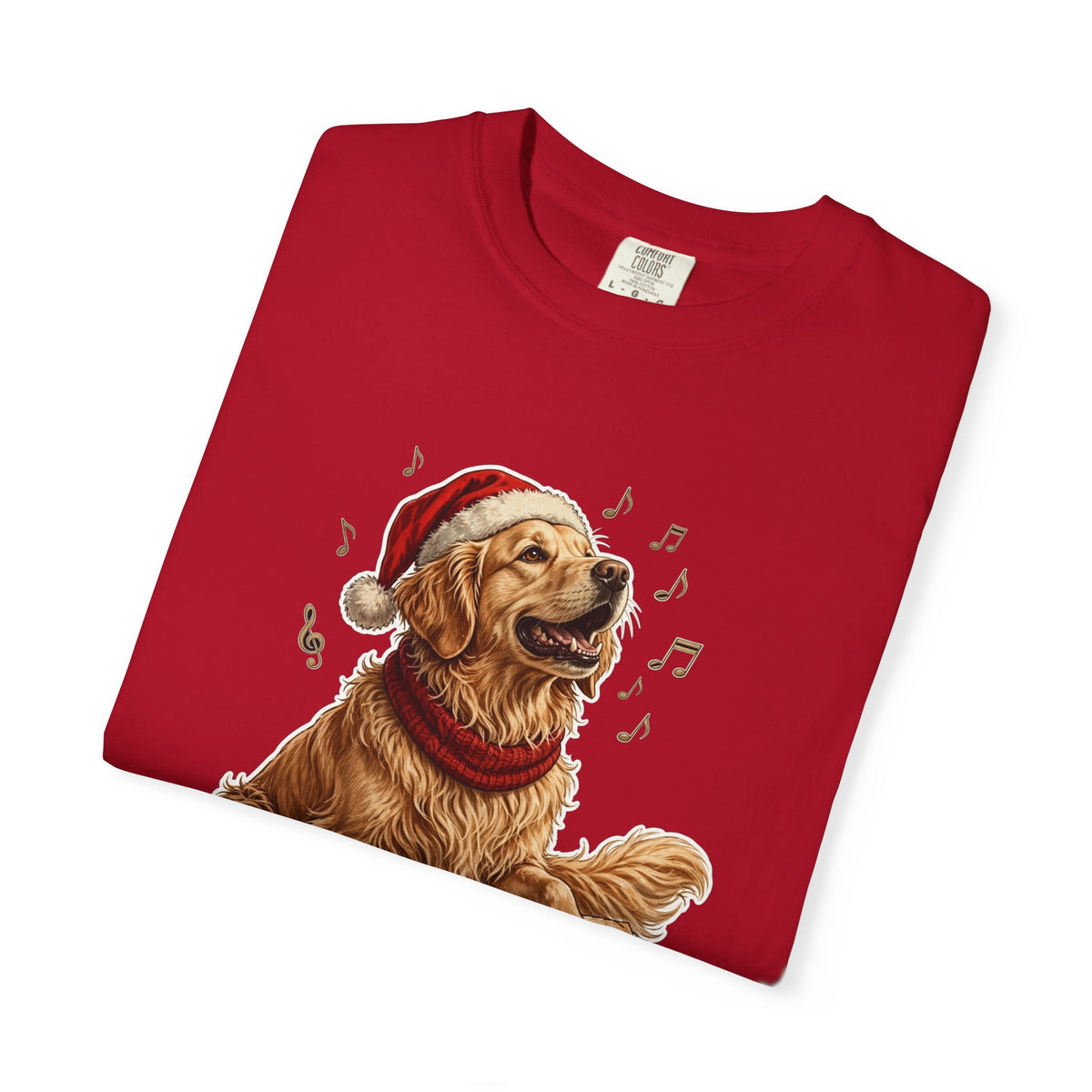 Merry Woofmas Golden Retriever Christmas Tee