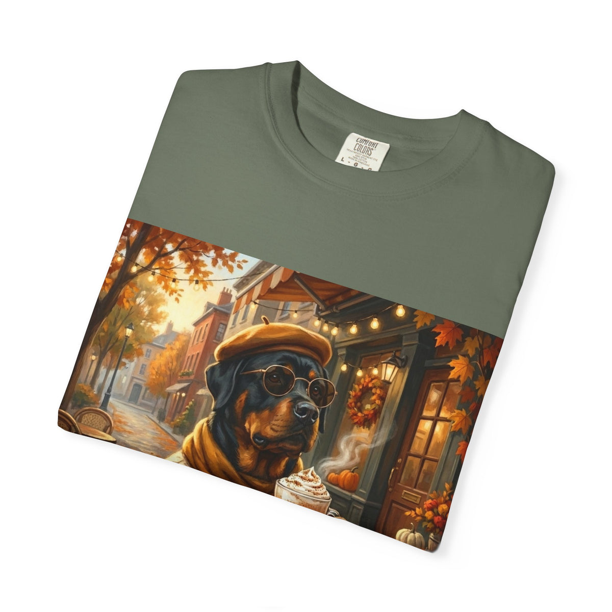 Rottweiler Pumpkin Spice Tee | Funny Fall Dog Graphic Shirt