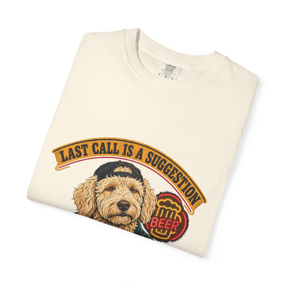 Last Call Larry Goldendoodle Bar Tee