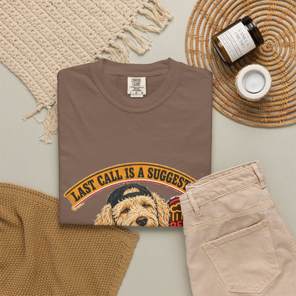 Last Call Larry Goldendoodle Bar Tee
