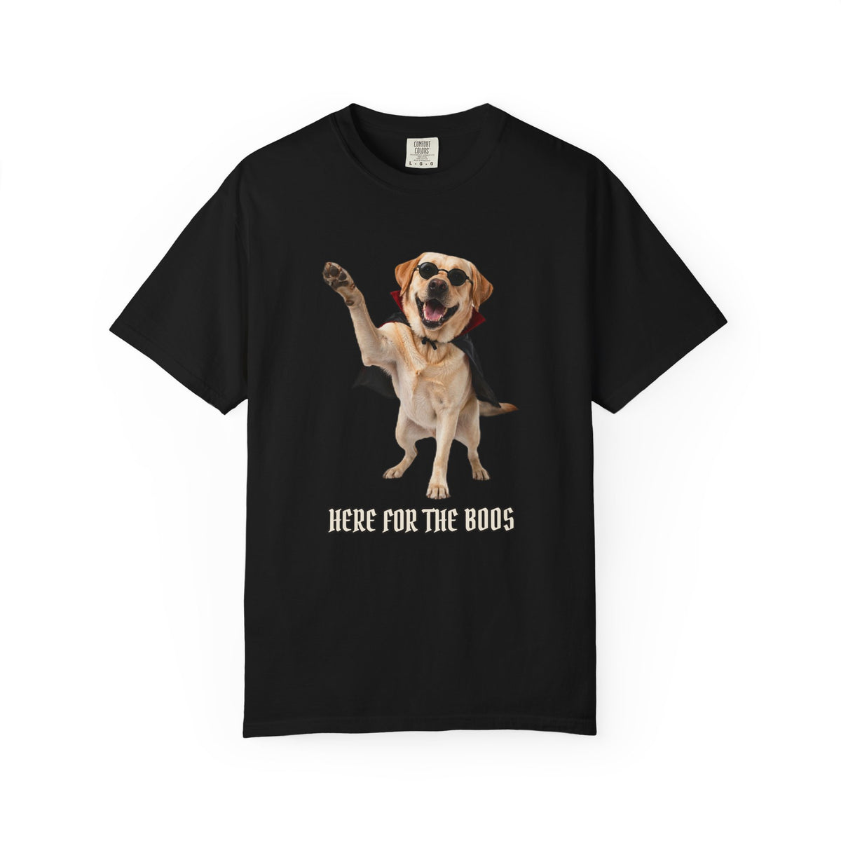 Labrador Retriever Here For The Boos Tee | Funny Halloween Dog Shirt