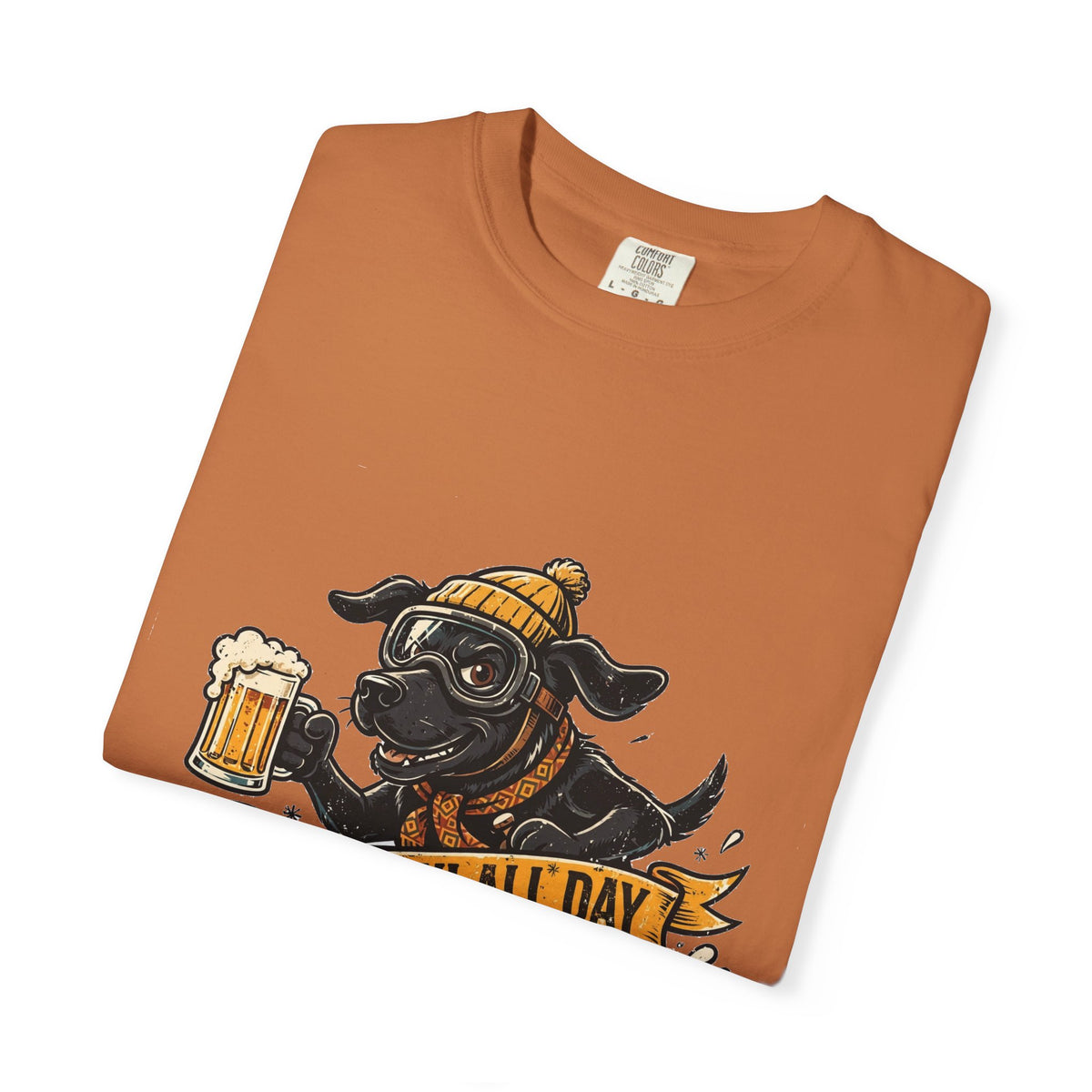 Labrador Retriever Apres Ski Tee | Funny Winter Dog Graphic Shirt