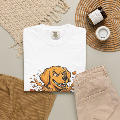 Golden Retriever Yes I'm Basic Tee | Funny Fall Dog Graphic Shirt