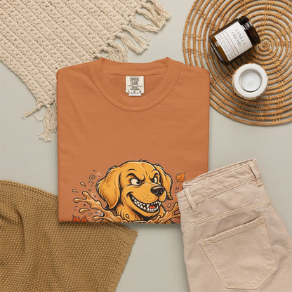 Golden Retriever Yes I'm Basic Tee | Funny Fall Dog Graphic Shirt