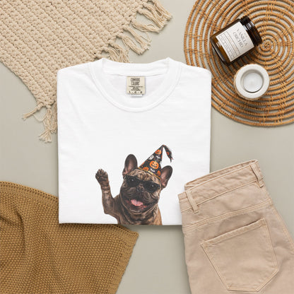 French Bulldog Here For The Boos Tee | Funny Halloween Dog Shirt