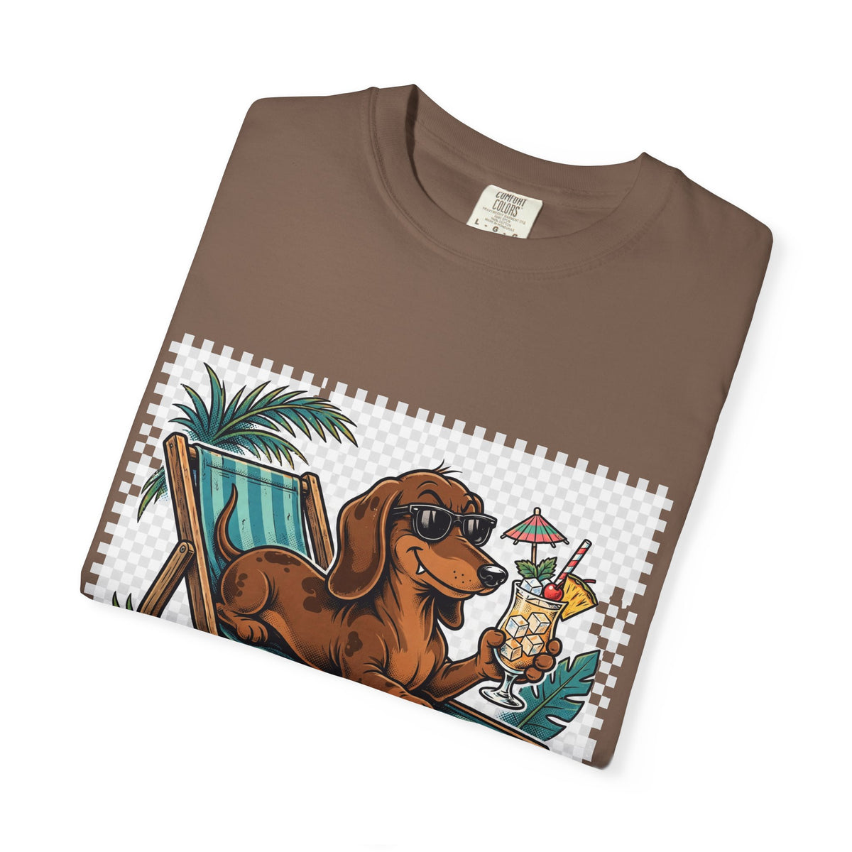 Dachshund Pool Rules Tee | Funny Summer Dog Graphic Shirt