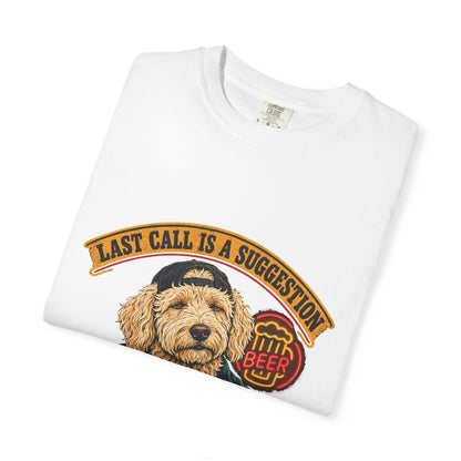 Last Call Larry Goldendoodle Bar Tee