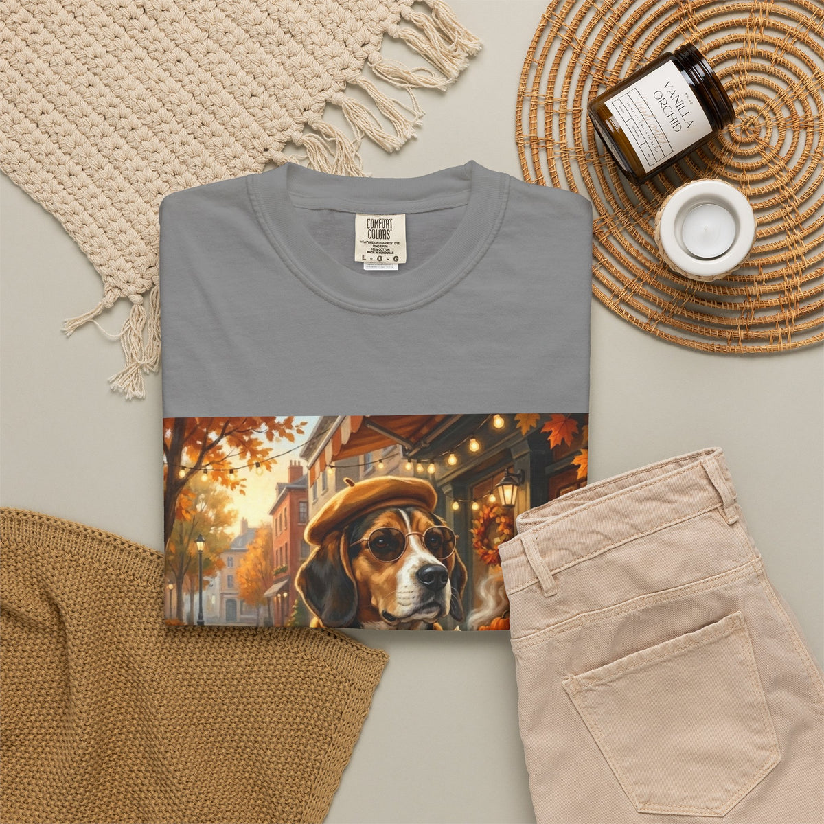 Beagle Pumpkin Spice Tee | Funny Fall Dog Graphic Shirt