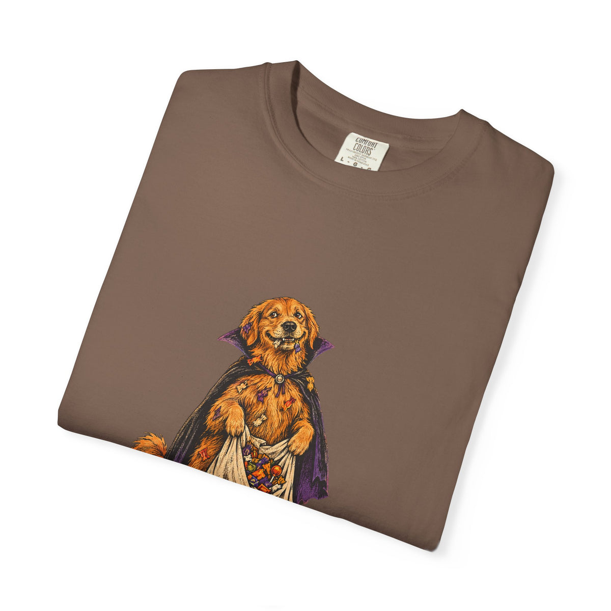 I Ate the Whole Bowl Golden Retriever Halloween Tee