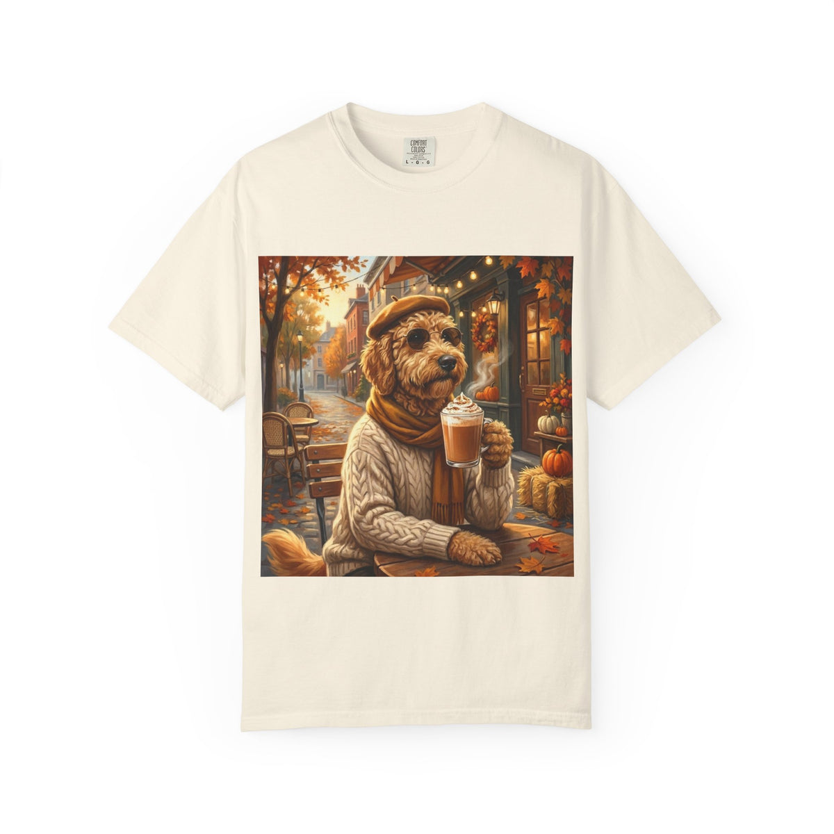 Goldendoodle Pumpkin Spice Tee | Funny Fall Dog Graphic Shirt