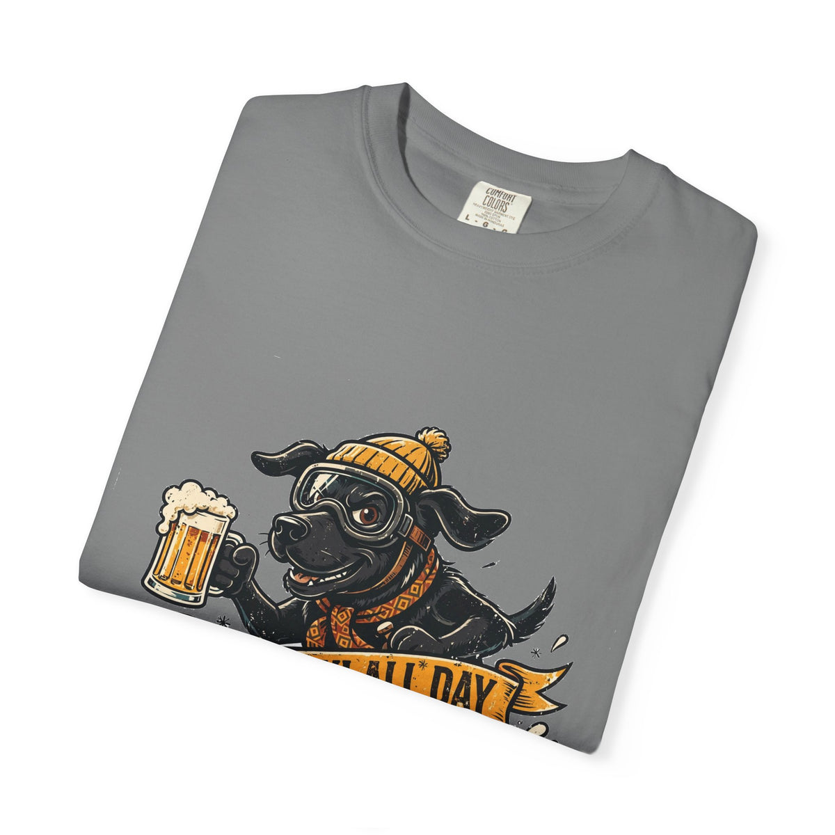 Labrador Retriever Apres Ski Tee | Funny Winter Dog Graphic Shirt