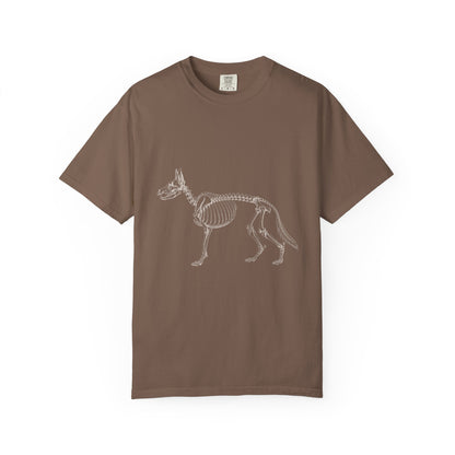 German Shepherd Skeleton Halloween Tee | Funny Anatomical Dog Shirt