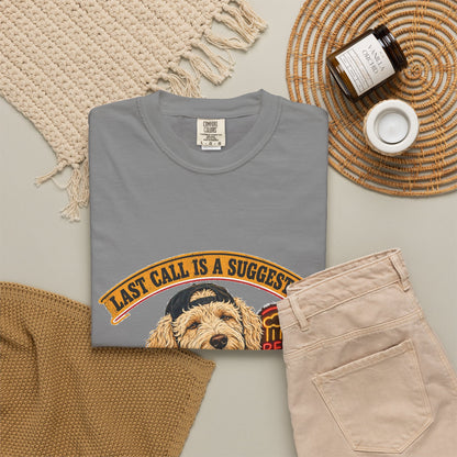 Last Call Larry Goldendoodle Bar Tee