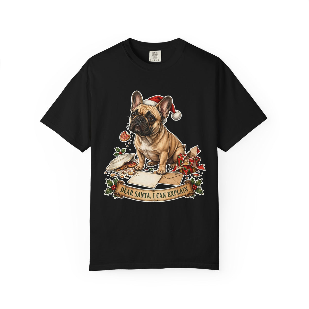 Dear Santa, I Can Explain French Bulldog Christmas Tee