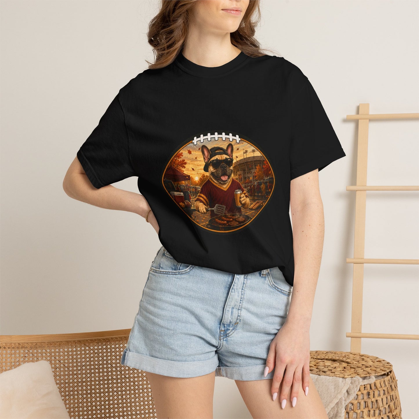 French Bulldog Tailgate Tee | Funny Fall Football Dog Shirt