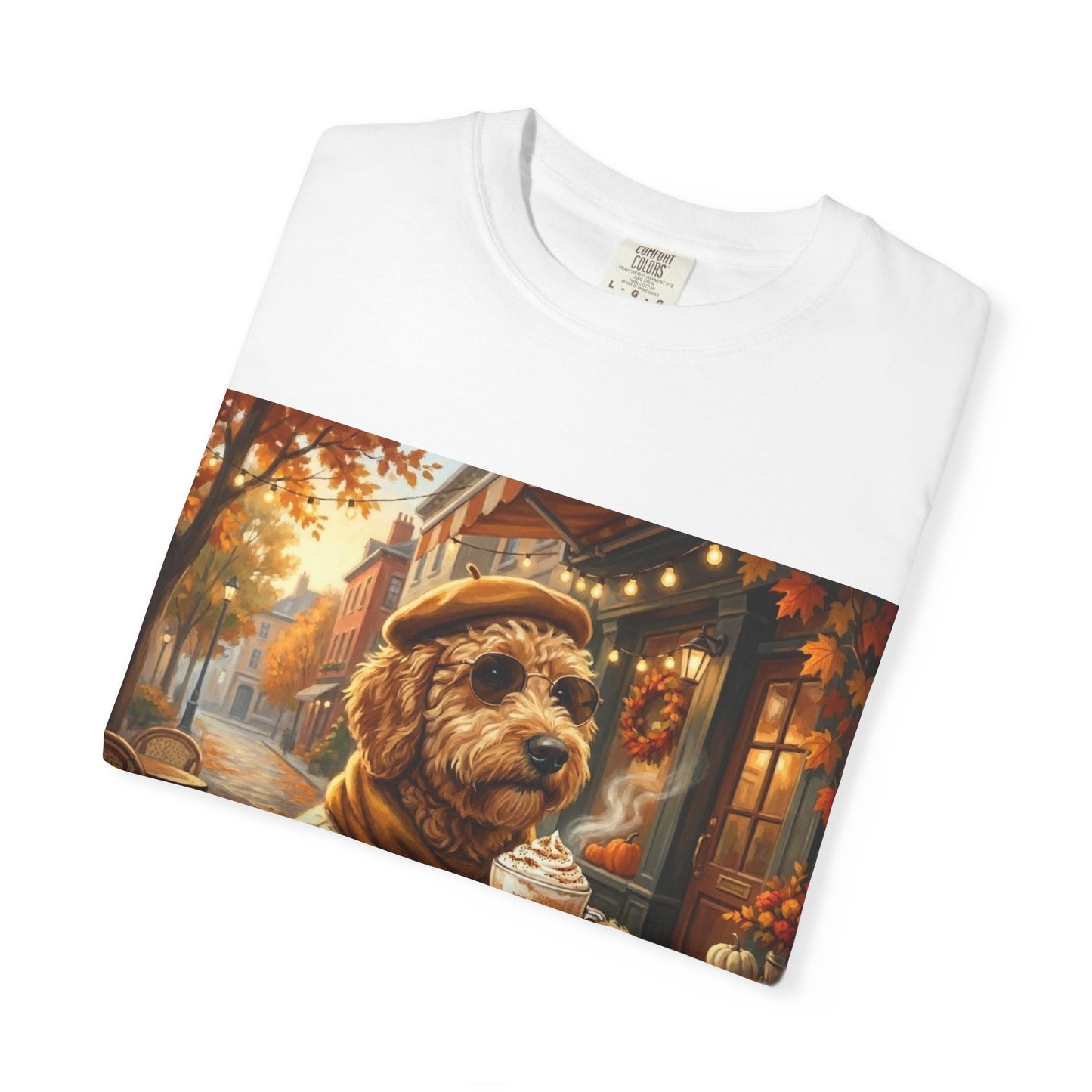 Goldendoodle Pumpkin Spice Tee | Funny Fall Dog Graphic Shirt