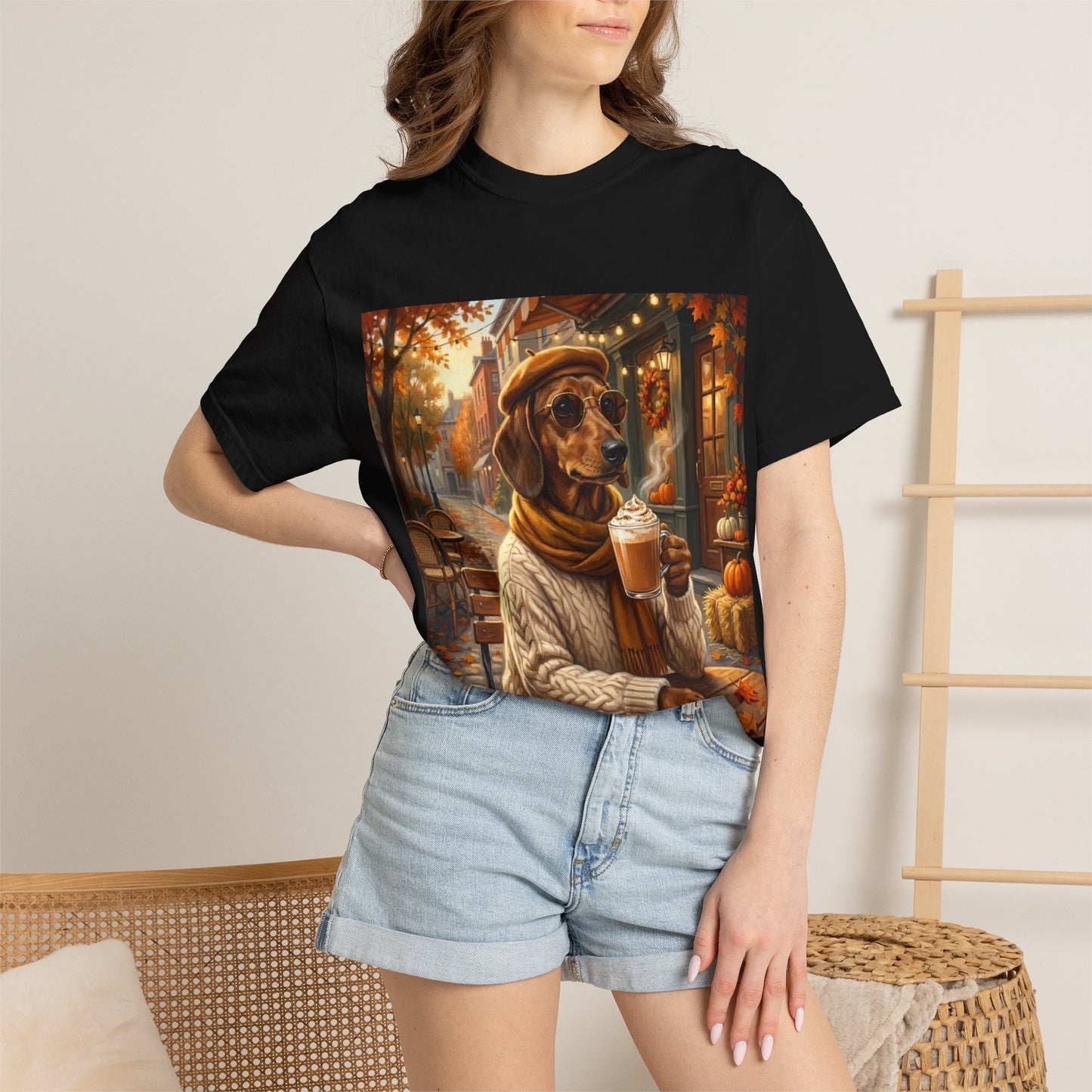 Dachshund Pumpkin Spice Tee | Funny Fall Dog Graphic Shirt