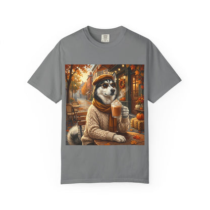 Siberian Husky Pumpkin Spice Tee | Funny Fall Dog Graphic Shirt
