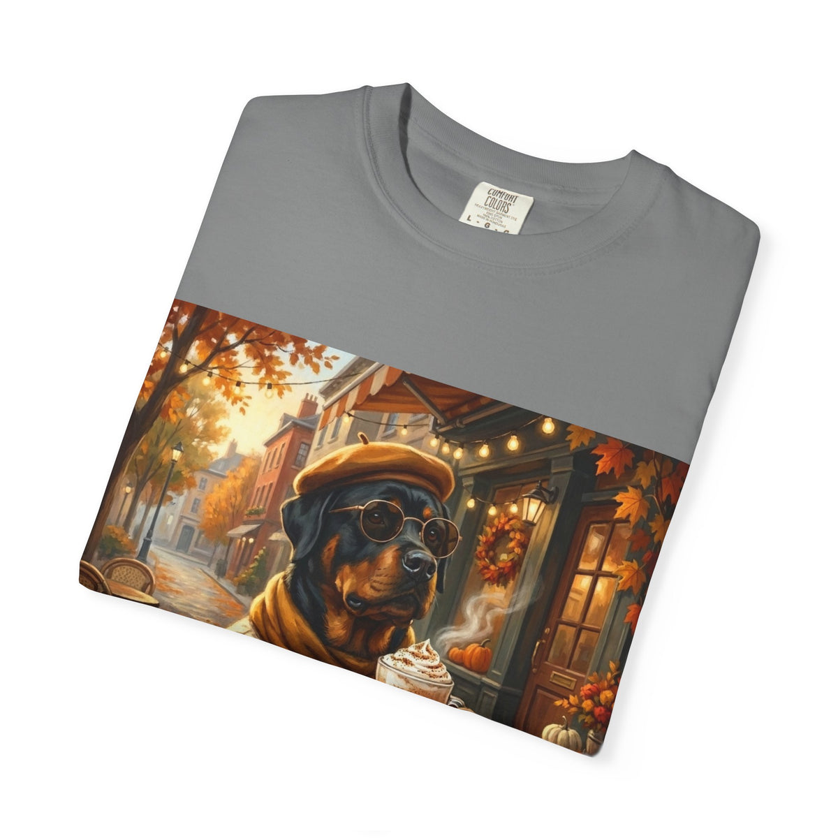 Rottweiler Pumpkin Spice Tee | Funny Fall Dog Graphic Shirt