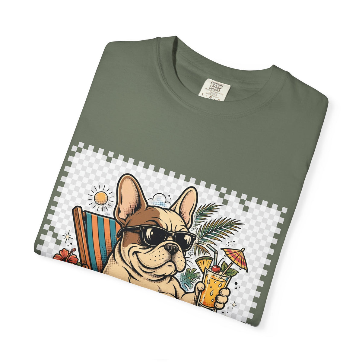 French Bulldog Pool Rules Tee | Funny Summer Dog Graphic Shirt