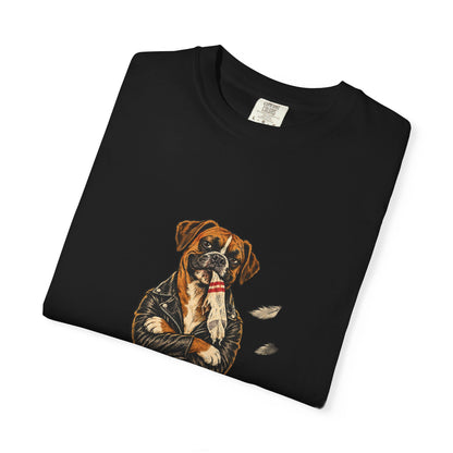 Certified Bad Influence Dog T-Shirt — Funny Boxer Puppy Graphic Tee