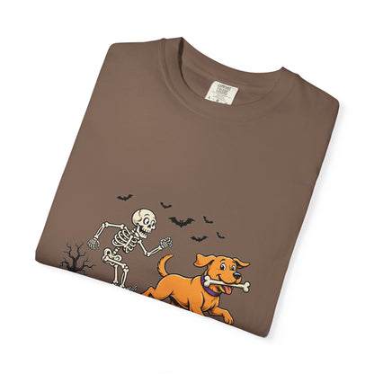 Labrador Retriever Skeleton Halloween Tee | Funny Spooky Dog Shirt