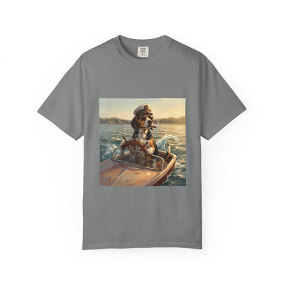 Beagle Captain Tee | Funny Summer Dog Graphic Shirt
