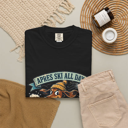 Dachshund Apres Ski Tee | Funny Winter Dog Graphic Shirt