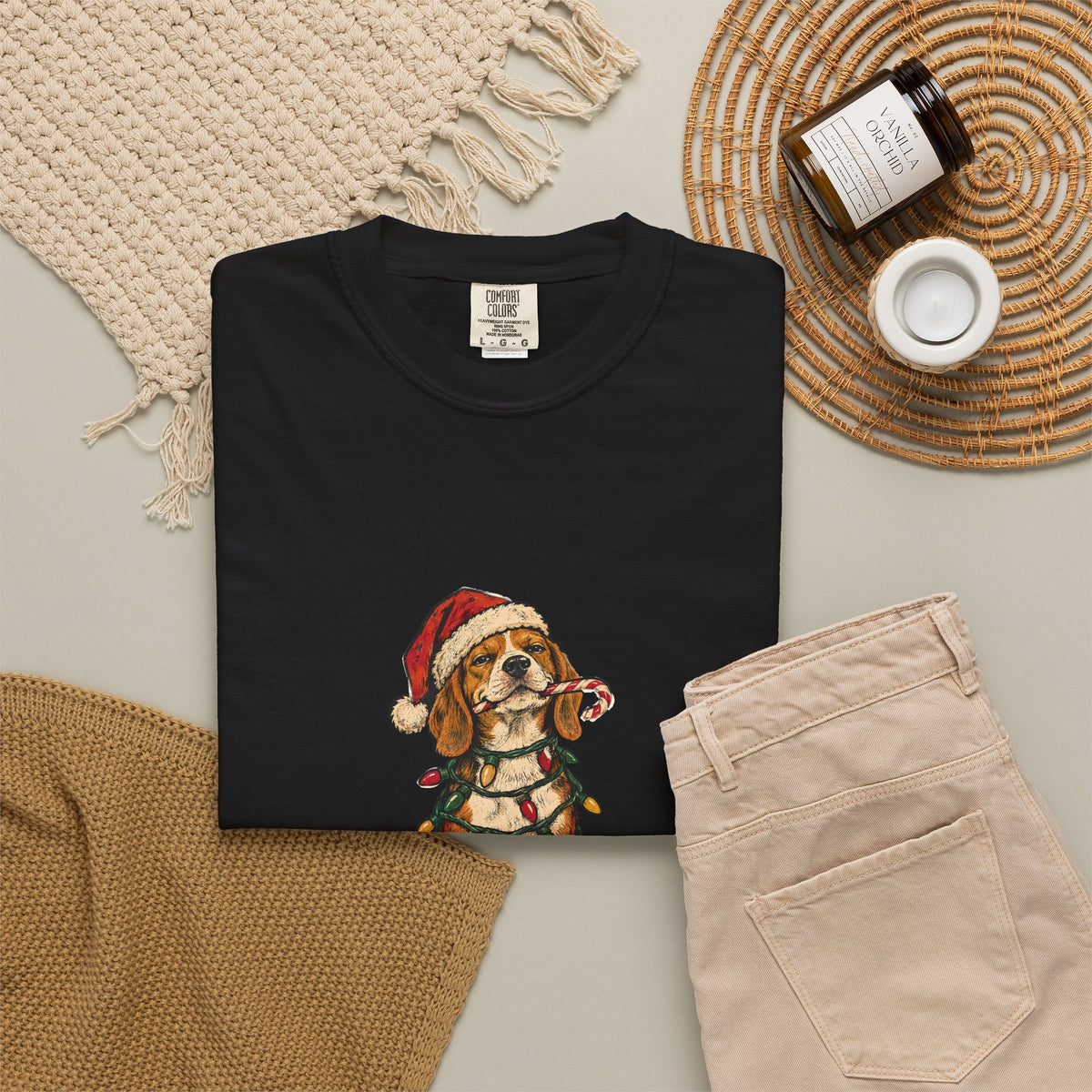 Naughty List Champion T-Shirt — Funny Christmas Dog Holiday Tee