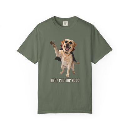 Labrador Retriever Here For The Boos Tee | Funny Halloween Dog Shirt