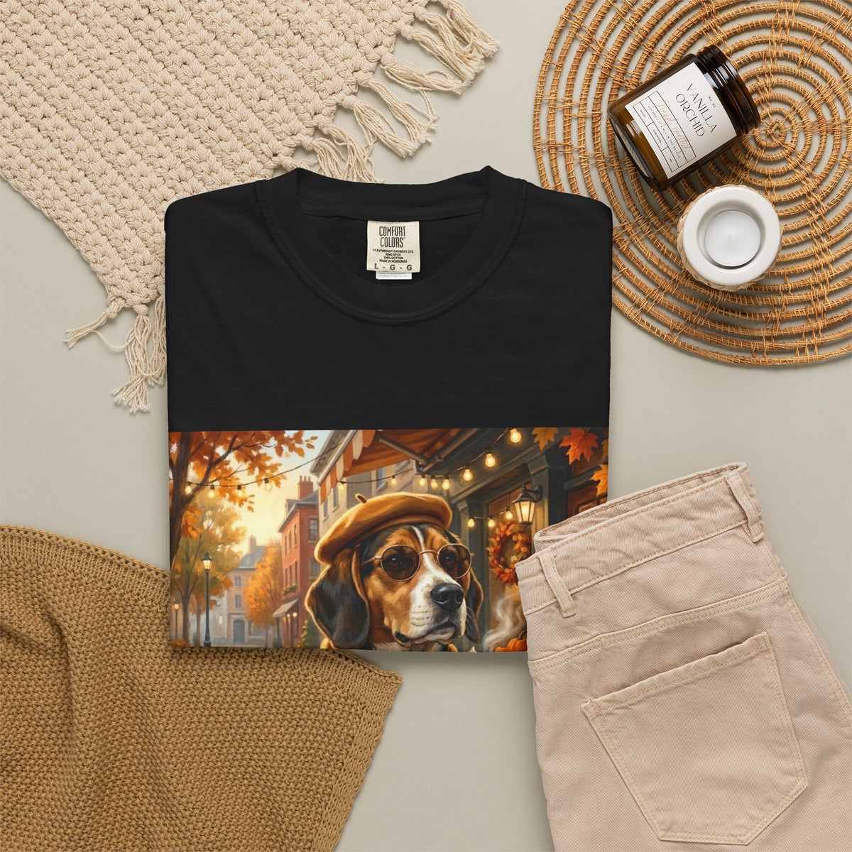 Beagle Pumpkin Spice Tee | Funny Fall Dog Graphic Shirt