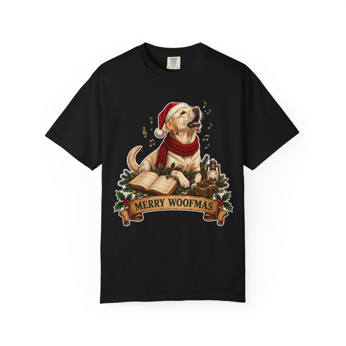 Merry Woofmas Labrador Retriever Christmas Tee