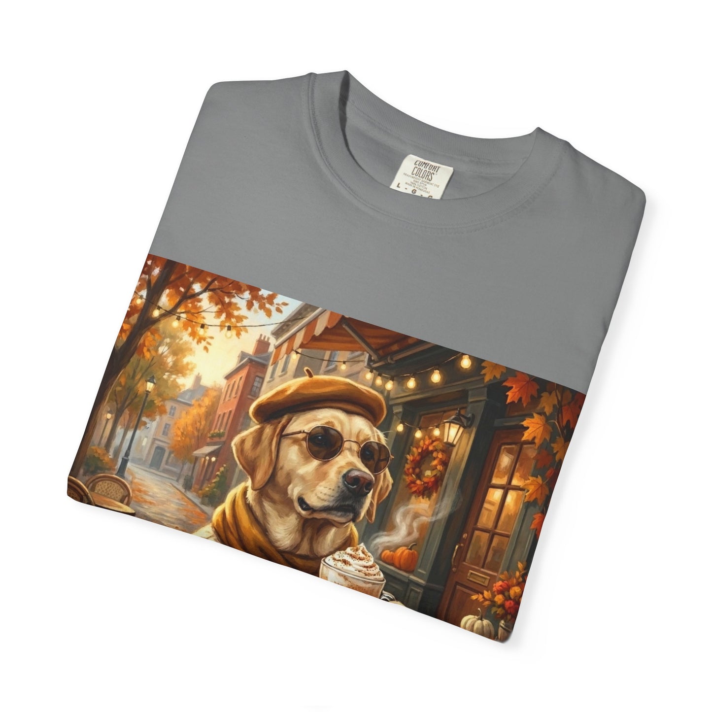 Labrador Retriever Pumpkin Spice Tee | Funny Fall Dog Graphic Shirt