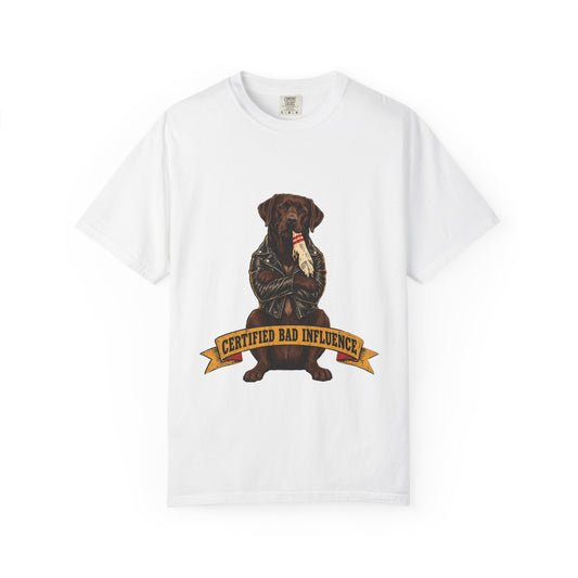 Certified Bad Influence Labrador Retriever T-Shirt