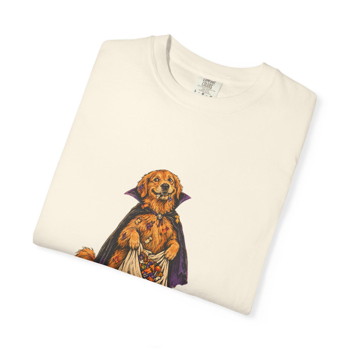 I Ate the Whole Bowl Golden Retriever Halloween Tee
