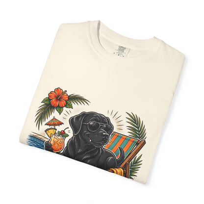 Labrador Retriever Pool Rules Tee | Funny Summer Dog Graphic Shirt