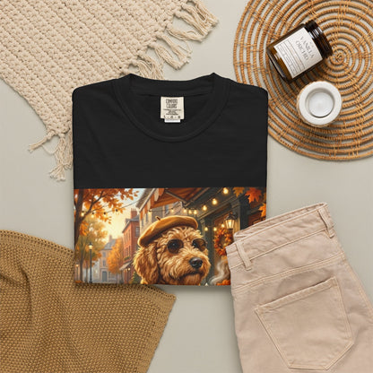 Goldendoodle Pumpkin Spice Tee | Funny Fall Dog Graphic Shirt