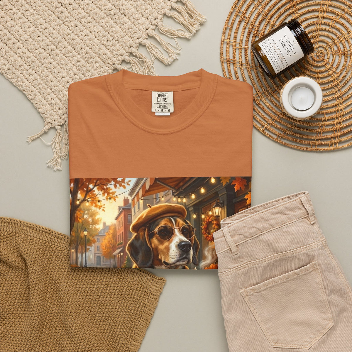 Beagle Pumpkin Spice Tee | Funny Fall Dog Graphic Shirt