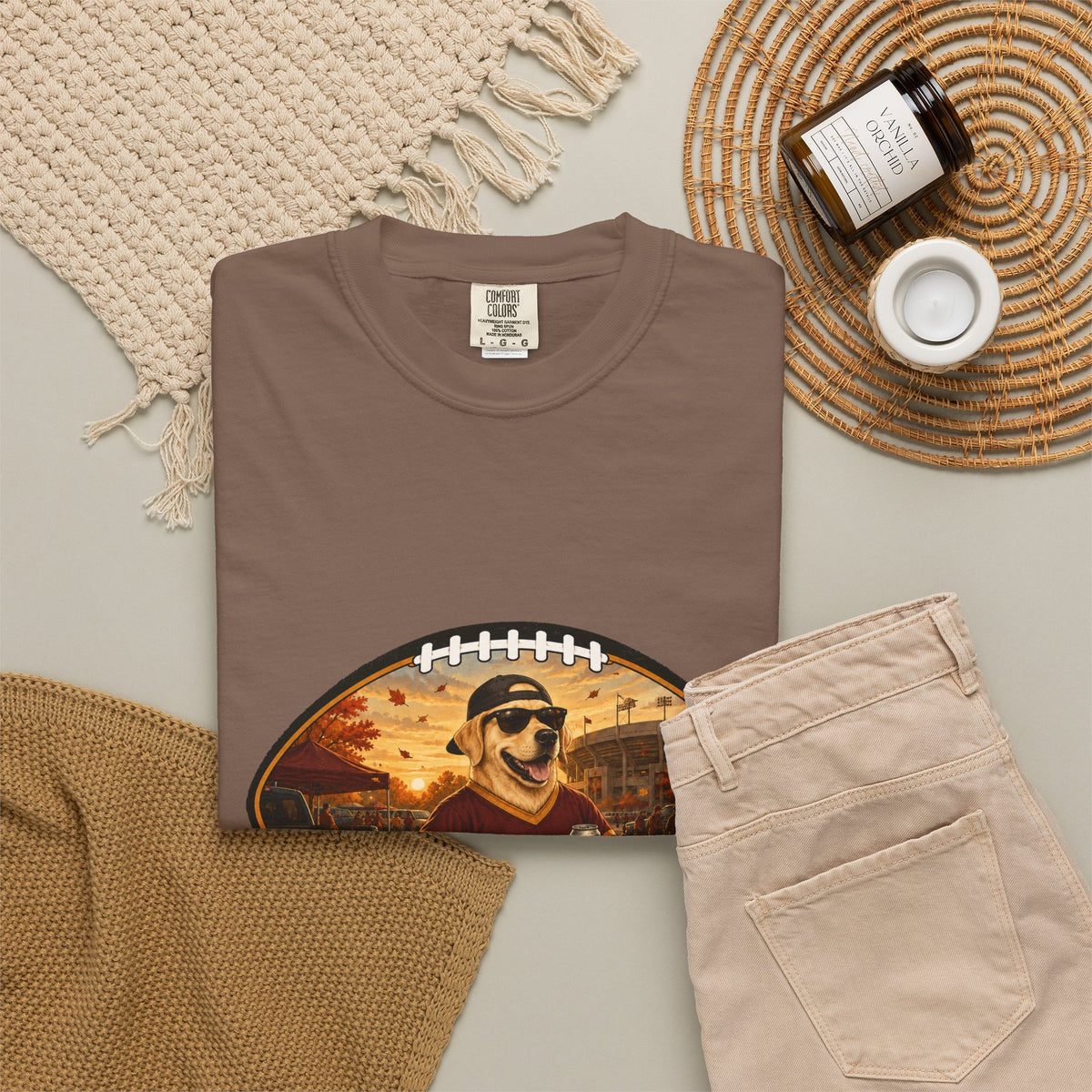 Labrador Retriever Tailgate Tee | Funny Fall Football Dog Shirt
