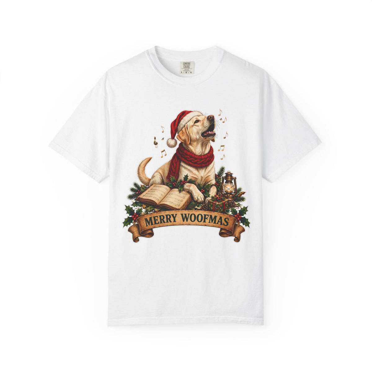 Merry Woofmas Labrador Retriever Christmas Tee